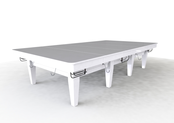 Riley Grand Gloss White Finish Banquet Top for 10ft Russian Pyramid Tables (10ft 304cm)